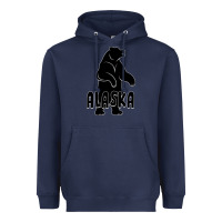 Navy Alaska Bear Heavyweight Hoodie - Bettercallsaul