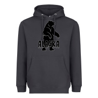 Smoke Alaska Bear Heavyweight Hoodie - Bettercallsaul