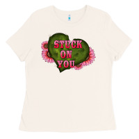 Bone valentine's day stuck on you heart sunflowers Ladies Tee - RanaPortraitStore