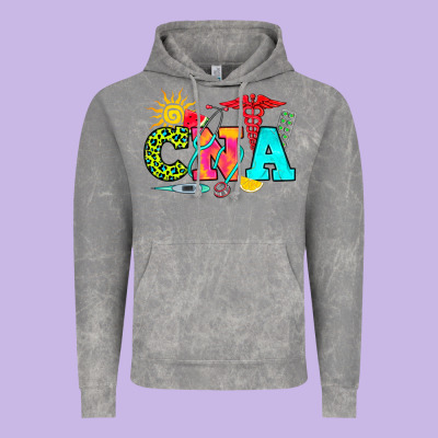 Cna Summer Vintage Hoodie Designed By Ranaportraitstore