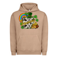 Pigment Burro Arkansas map St. Patrick's Urban Hoodie - CowGirlArtShop