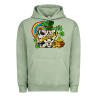 Pigment Oil Green Arkansas map St. Patrick's Urban Hoodie - CowGirlArtShop