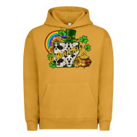 Pigment Peanut Butter Arkansas map St. Patrick's Urban Hoodie - CowGirlArtShop