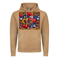 Vintage Camel 4th of july american hearts Vintage Hoodie - Jasminsmagicworld