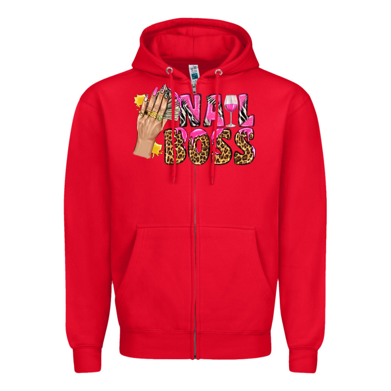 Nail Boss Bbs Zipper Hoodie by BundleAndBundleShop | Teevron