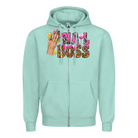 Seafoam nail boss bbs Zipper Hoodie - BundleAndBundleShop