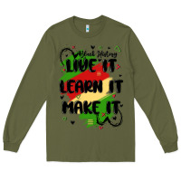 Army Green 365 days Long Sleeve Tee - MaliasSmallBusiness