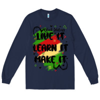 Navy 365 days Long Sleeve Tee - MaliasSmallBusiness
