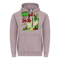 Vintage Zinc gin`gle bells with bottle and cocktail Vintage Hoodie - AdoDesignShop
