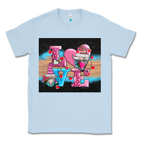 Dusty Blue v.d love gnomes Classic Tee - AdoDesignShop
