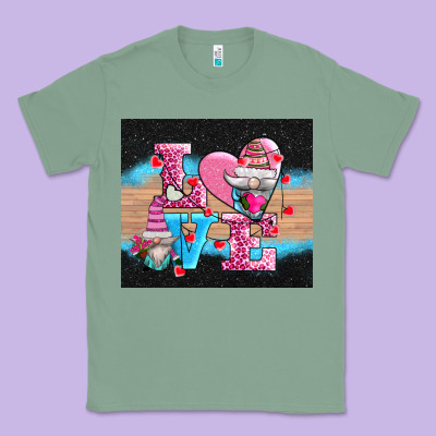V.d Love Gnomes Classic Tee Designed By Adodesignshop
