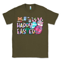 Army Green happy easter nurse Classic Tee - CowhideDigitalArt