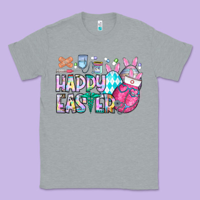 Happy Easter Nurse Classic Tee Designed By Cowhidedigitalart