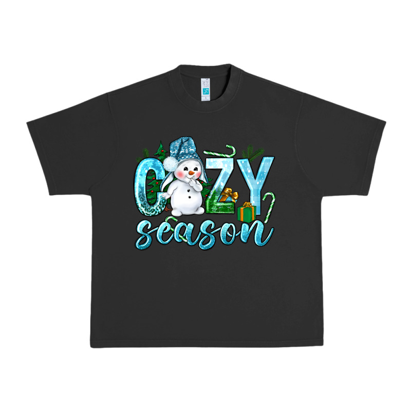 Cozy Season Winter Christmas Urban Heavy Tee by NancyCooperArtShop | Teevron