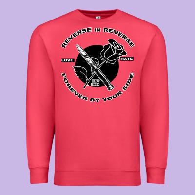 Reverse ın Reverse Love Hate Forever By Your Sıde Premium Sweatshirt Designed By Bettercallsaul