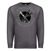 Charcoal Heather Reverse ın Reverse Love Hate Forever By Your Sıde Premium Sweatshirt - Bettercallsaul