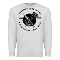 Dove Grey Reverse ın Reverse Love Hate Forever By Your Sıde Premium Sweatshirt - Bettercallsaul