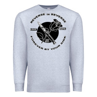 Heather Grey Reverse ın Reverse Love Hate Forever By Your Sıde Premium Sweatshirt - Bettercallsaul