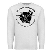 Oatmeal Heather Reverse ın Reverse Love Hate Forever By Your Sıde Premium Sweatshirt - Bettercallsaul