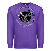 Purple Reverse ın Reverse Love Hate Forever By Your Sıde Premium Sweatshirt - Bettercallsaul