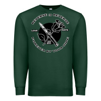 Sports Green Reverse ın Reverse Love Hate Forever By Your Sıde Premium Sweatshirt - Bettercallsaul