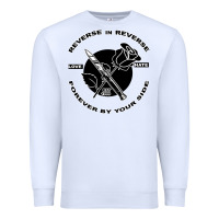 White Reverse ın Reverse Love Hate Forever By Your Sıde Premium Sweatshirt - Bettercallsaul