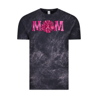 Cloud Black breast cancer mom sunflower Vintage Tee - AdoDesignShop