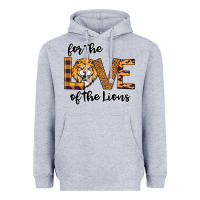 Heather Grey For the Love of the Lions Heavyweight Hoodie - Bettercallsaul