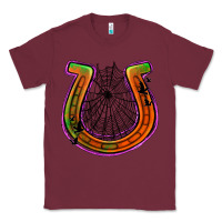 Burgundy halloween  horseshoe Classic Tee - Jasminsmagicworld
