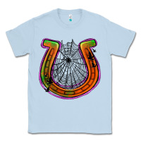 Dusty Blue halloween  horseshoe Classic Tee - Jasminsmagicworld