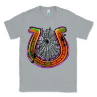 Heather Grey halloween  horseshoe Classic Tee - Jasminsmagicworld