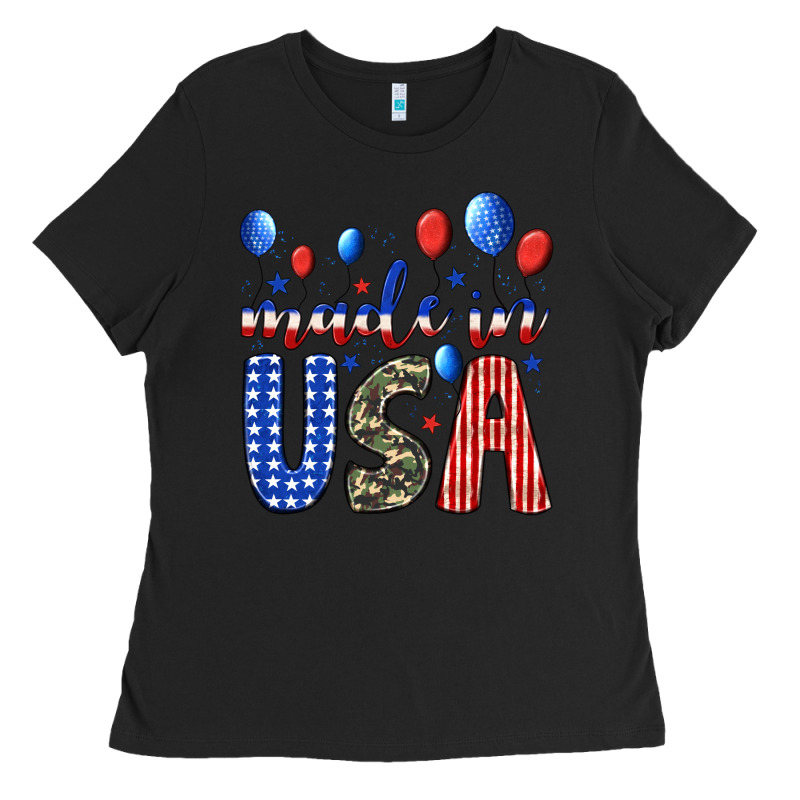 Made In Usa Ladies Tee by JahusDesignShop | Teevron