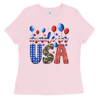 Bubblegum Pink made in usa Ladies Tee - JahusDesignShop