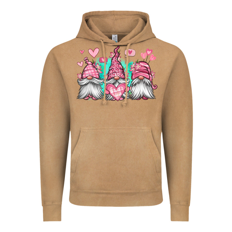 Valentines Day Gnomes Vintage Hoodie by Jasminsmagicworld | Teevron