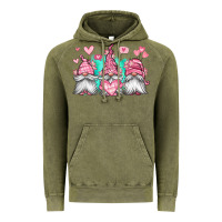 Vintage Olive valentines day gnomes Vintage Hoodie - Jasminsmagicworld