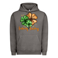Pigment Tornado Feeling lucky with clover Urban Hoodie - HowdyJamesFarm