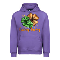 Tulip Feeling lucky with clover Urban Hoodie - HowdyJamesFarm
