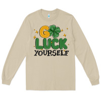 Mushroom go luck yourself Long Sleeve Tee - MaliasSmallBusiness