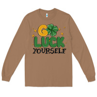 Toasted Coconut go luck yourself Long Sleeve Tee - MaliasSmallBusiness