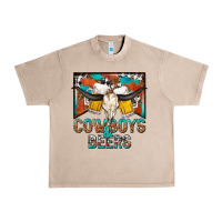 French Oak cowboys and beers Urban Heavy Tee - NancyCooperArtShop