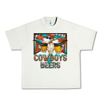 Pistachio cowboys and beers Urban Heavy Tee - NancyCooperArtShop