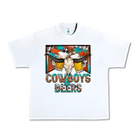 White cowboys and beers Urban Heavy Tee - NancyCooperArtShop