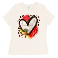 Bone fruits and volleyball heart Ladies Tee - Zillion Design Studio