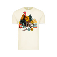 Vintage Arctic cluck it coop animals hen and chick aztec serape leopard Vintage Tee - Artiststas