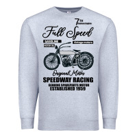 Heather Grey Speedway Racing Full Speed Pin Premium Sweatshirt - Bettercallsaul