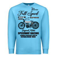 Ocean Blue Speedway Racing Full Speed Pin Premium Sweatshirt - Bettercallsaul