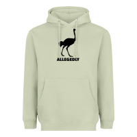 Matcha ALLEGEDLY FUNNY OSTRICH Heavyweight Hoodie - Bettercallsaul