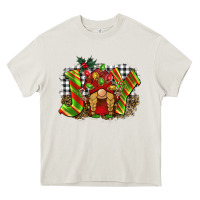 Cream christmas joy gnome Heavy Core Tee - BarkalooDesign