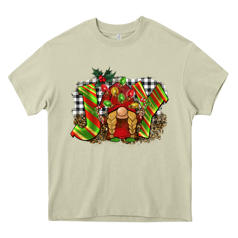 Christmas Joy Gnome Heavy Core Tee by BarkalooDesign | Teevron