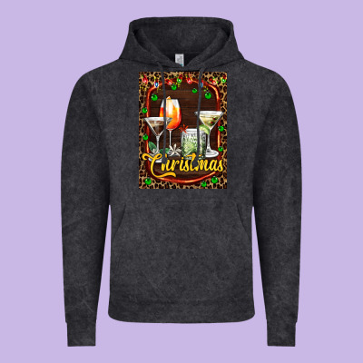 Cocktail Set For Christmas Vintage Hoodie Designed By Adodesignshop
